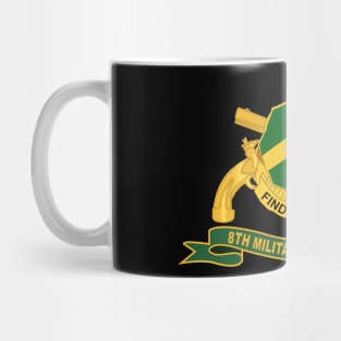 8th Military Police Group with MP Branch and Ribbon Mug